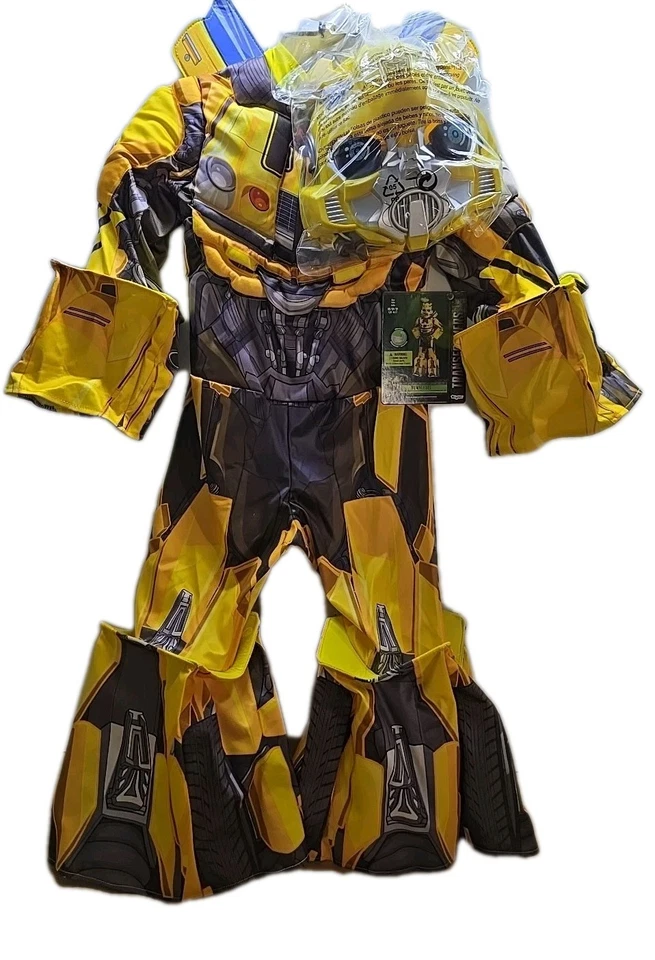 NUEVO CON ETIQUETAS DISFRAZ INFANTIL TRANSFORMERS BUMBLEBEE DELUXE XS/EP/TP 3T-4T **ENVÍO GRATUITO** Foto 4 de 4