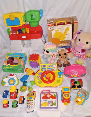 Lot of 35 Vtech Fisher-Price LeapFrog Developmental Baby Toddler Learning Toys