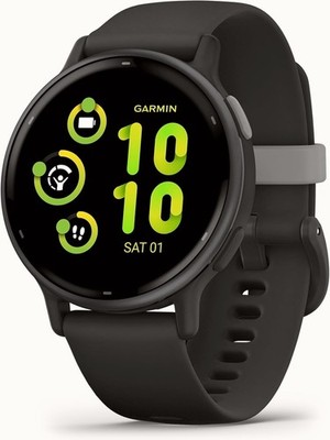 Garmin Vivoactive 5 schwarz Smartwatch 42 mm Fitness Tracking GPS 010-02862-10 UK
