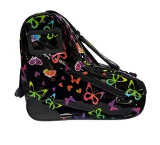 Epic Skates Butterfly Roller Skates Bag - Black Quad Storage Carry Case