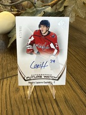 2021-22 SP Authentic - Autographed Future Watch Hendrix Lapierre /999 Capitals!