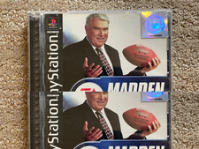 PS1 Madden 99 game w registration card (very good, unsealed)