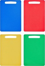 Chef Aid Multi Colour Chopping Board Set, 35cm x 25cm (Pack of 4), Multi-pack 
