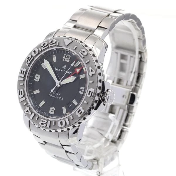 Blancpain — Blancpain Triomphe 2250-1130-71 40mm SS Black Dial Automatic Watch #C2683