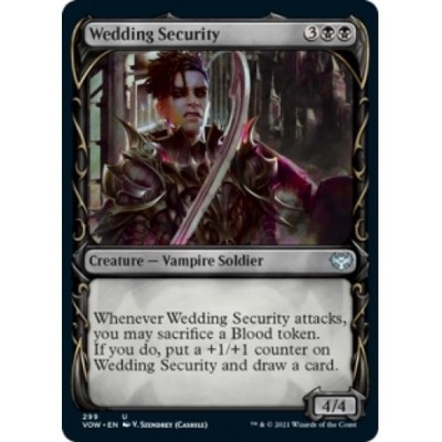 Wedding Security (showcase) X4 M/NM Magic MTG Innistrad: Crimson Vow