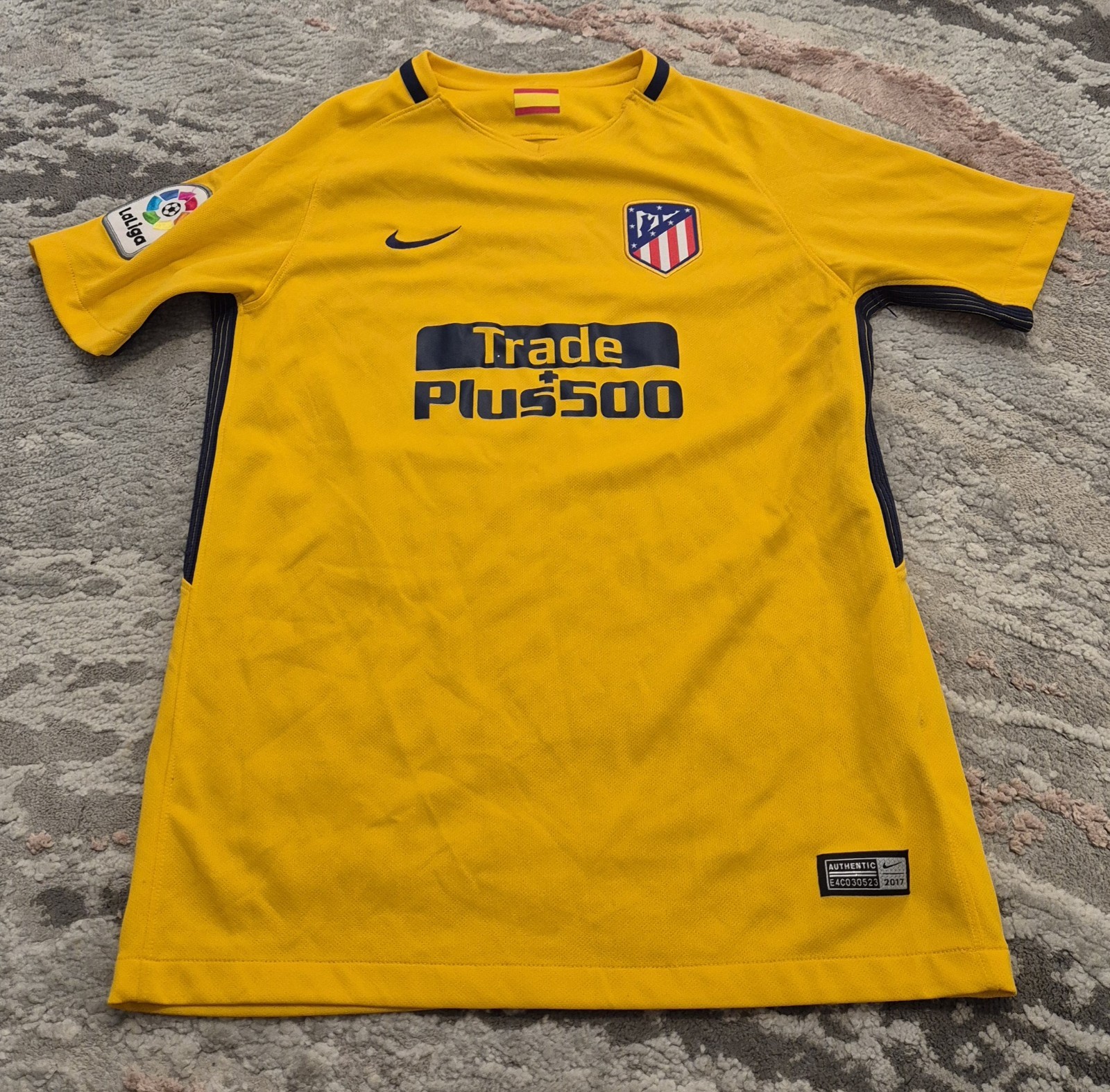 Nike Atletico Madrid Away Football Shirt 2017-2018 (Kids) L Age 12-13 Years