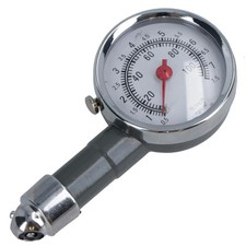 Tyre Pressure Gauge With Dial Push On Air Release 7-100 PSI