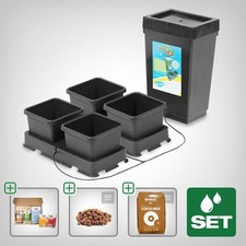 Autopot easy2grow Set 4x8,5L BioBizz – Stromloses Bewässerungsset + BioTabs+Coco