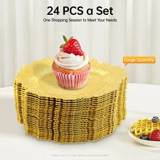 New 24pcs Plates Charger 13" Banquet Dinner Tableware Decor Coral Reef Texture