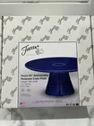 FIESTA twilight blue 85th ANNAVERSARY Pedestal CAKE PLATE Stand NIB 1st