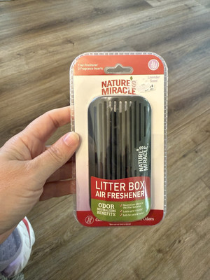 Nature's Miracle Litter Box Air Freshener Lavender Scent Odor Neutralizing