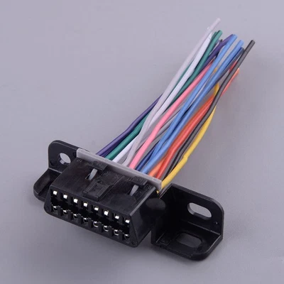 16 Pin J1962F OBD2 OBDII Female Connector Diagnostic Tool Extension Cable New - Photo 1/4