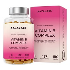 Vitamin B Komplex Hochdosiert 180 Kapseln | 180 stück (1er Pack)