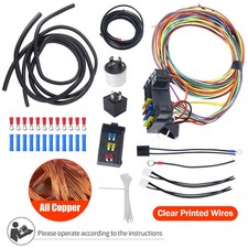 For Universal 8 Circuit Universal Wire Harness Muscle Car Hot Rod Street Rod Rat For Universal 8 Circuit Universal Wire Harness Muscle Car Hot Rod Street Rod Rat