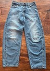 Vintage Levi Strauss Premium Jeans LARGE E Denim Size 26 "Baggy Dad Barrel" — photo 3