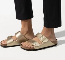 BIRKENSTOCK Arizona metallic sandals NWOT