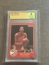 1983-84 Star Co #271 DOC RIVERS RC ROOKIE CARD RC MBA NM-MT 8 HAWKS. rookie card picture