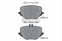 Bremsbelagsatz BremsklöTze FüR Mercedes-Benz S-Klasse W223 V223 Z223