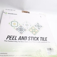 10-Pk Jeedeson Peel and Stick Tile Stickers Self Adhesive Backsplash Tile