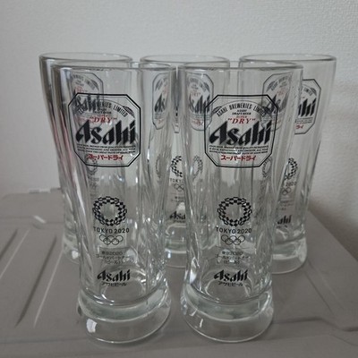 ASAHI SUPER DRY Bierkrug 18,8oz 5er Set Tokio 2020 Olympia USA inklusive Tarif