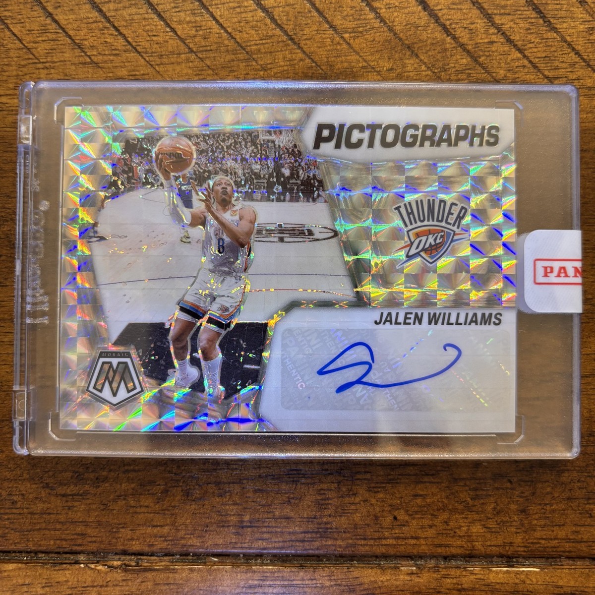 Jalen Williams 2023-24 Panini Mosaic Pictographs Auto SEALED | eBay