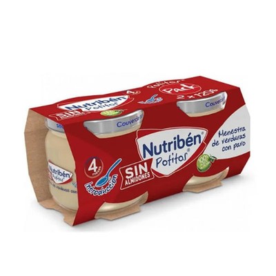 Nutribén Glas Gemüseeintopf mit Rindfleisch 2 Packungen 120 g