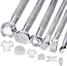 6 Pcs Leather Stamps Leather Stamping Tools, Leather Stamping Kit Special Shape