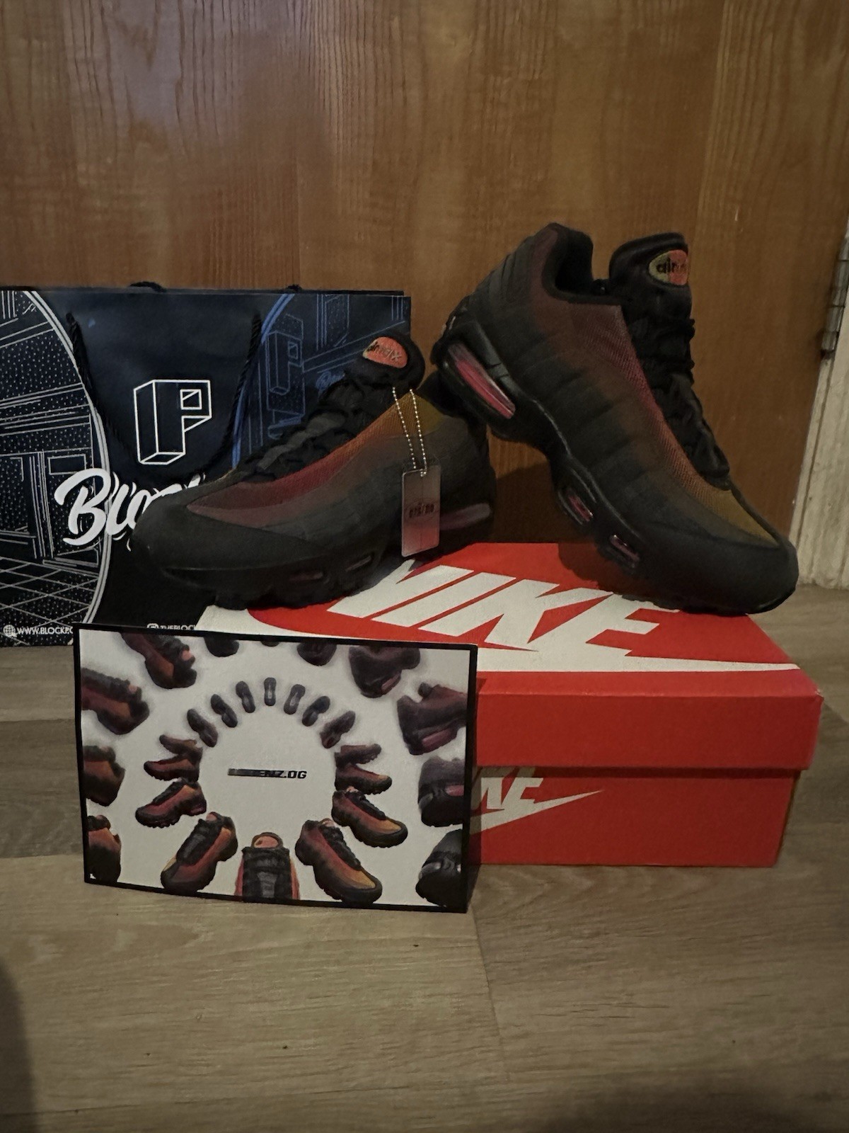 LORENZ.OG x Block P - Nike Air Max 95 ‘Volcano’ - UK 10 - Brand New (In Hand) ✅ image 3