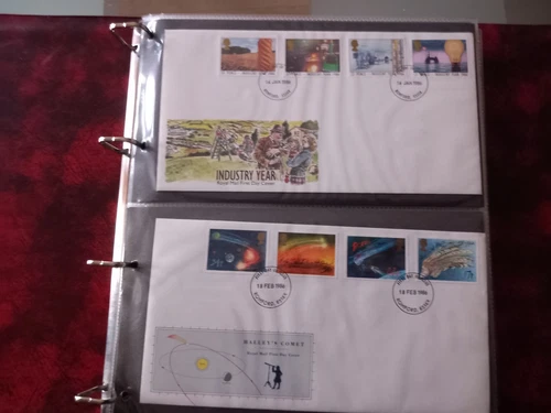 GB First Day Covers (40) 1986-1990 in Malvern Cover Album.