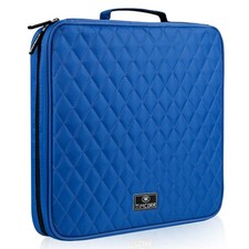 CD Case DVD Holder Storage: 160 Capacity DVD Cases Organizer Portable Wallet ...