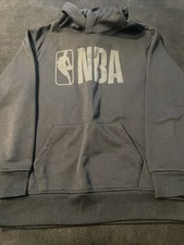 Grey NBA Hoodie Sweatshirt Youth Large 14-16 