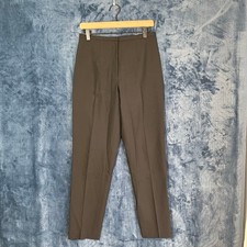 Vintage Ann Taylor Black Audrey Wool Stretch Black Casual Trousers Womans Size 6
