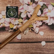 Handmade Rustic wooden Thumb Stick, walking stick, Hiking Pole.