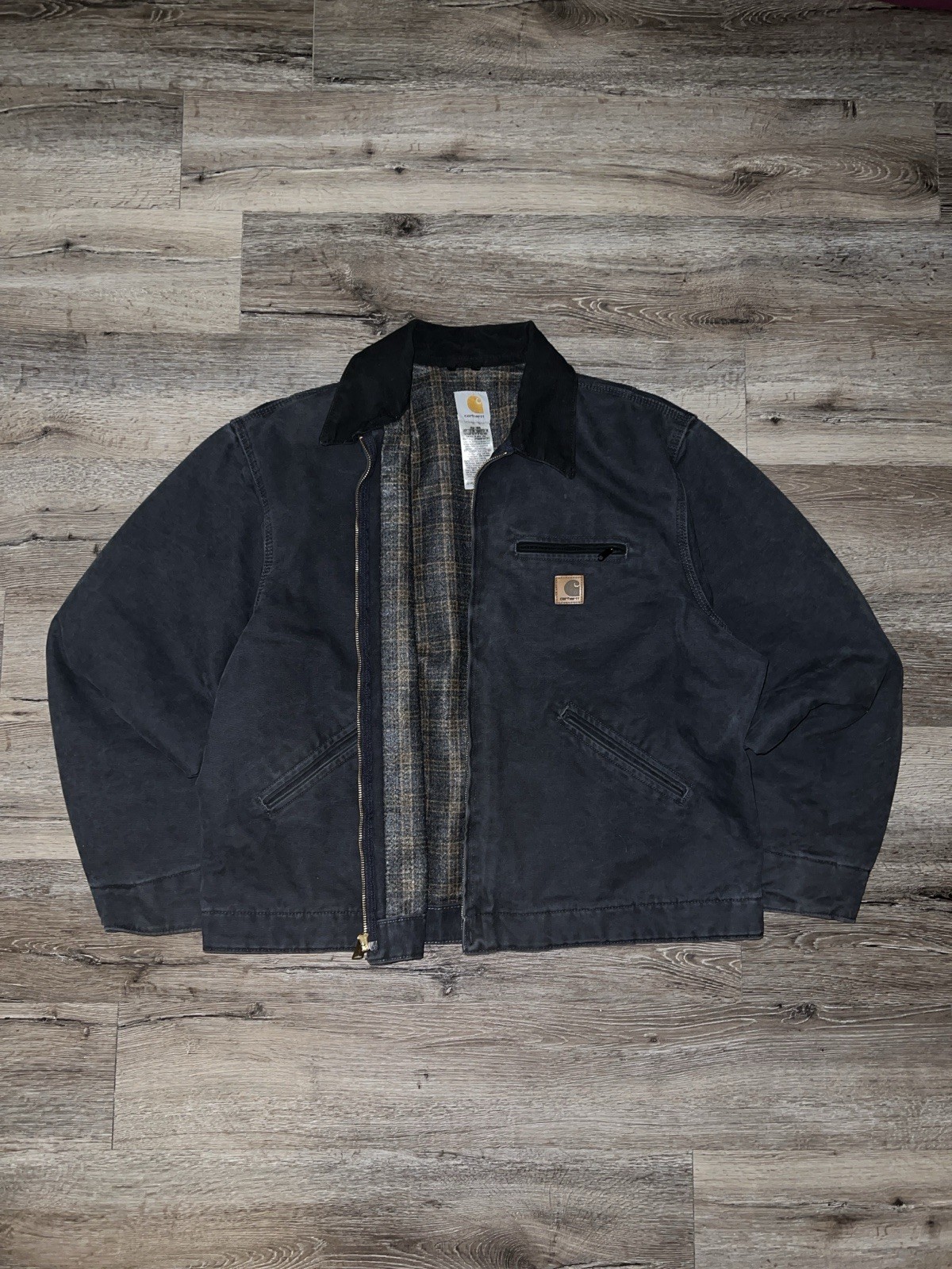 Carhartt Detroit Vintage Jacket J97 PTL Perfect Fade 0 Flaws Size XL USA Made