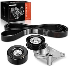 Engine Serpentine Belt Drive Kit Compatible with Chevy, GMC, Cadillac