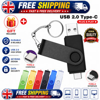 USB Type C Stick 4GB 8GB 16GB 32GB 64GB 128GB USB-C OTG Flash Drive Memory Stick