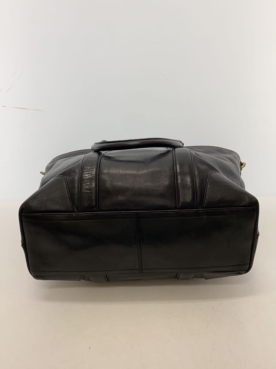 Coach Tote Bag All Leather 2 Way _ Bleecker Legacy Black