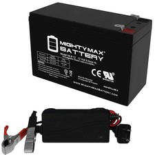 Mighty Max ML9-12 - 12 VOLT 9 AH SLA BATTERY INCLUDES 12V CHARGER