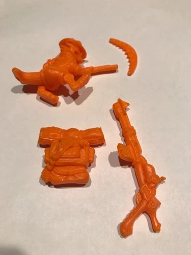 Vintage TMNT Playmates 1991 WALKABOUT Complete Set of 4 Parts Accessories Lot