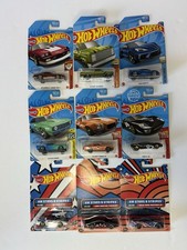 Hot Wheels Lot of 9 Camaro Corvette Ford Chevy Muscle Cars Sealed