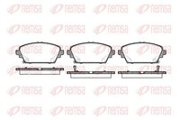 Remsa 0694.02 Bremsbelagsatz, Scheibenbremse FüR Honda Mg Passend FüR Nissan