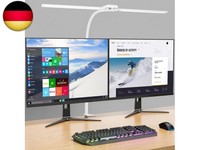 Kablerika Doppelkopf LED Schreibtischlampe Klemmbar Dimmbar