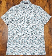 G/Fore Botanic Garden Tech Golf Polo Mens Medium Stretch Shirt GOLF