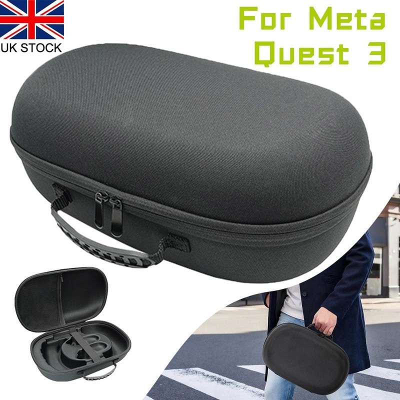 Travel Shockproof Hard Carry Case for Meta Quest 3 VR Headset & Accessories