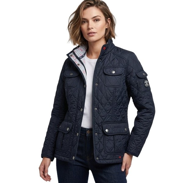Women Barbour Jacket Navy 38