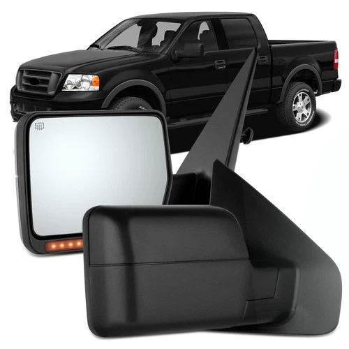 Side Mirrors Pair Power Heated Turn Signal For 2004-2006 Ford F150 Pickup Truck