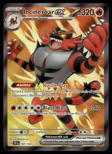 incineroar pokemon card price ex 034/162 Temporal Forces - 3 Set Stage 2 Pokemon Scarlet & Violet Temporal
