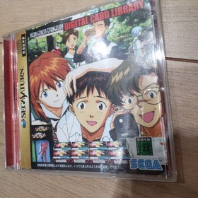 SEGA SATURN EVANGELION DIGITAL CARD LIBRARY #fb473c