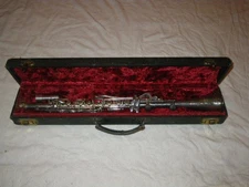 VINTAGE PEDLER "CUSTOM BUILT" SILVER PLATED METAL CLARINET + CASE - PRO LEVEL?