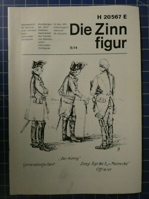 THE PEWTER FIGURE Monthly Magazine of KLIO November 1974 H5640